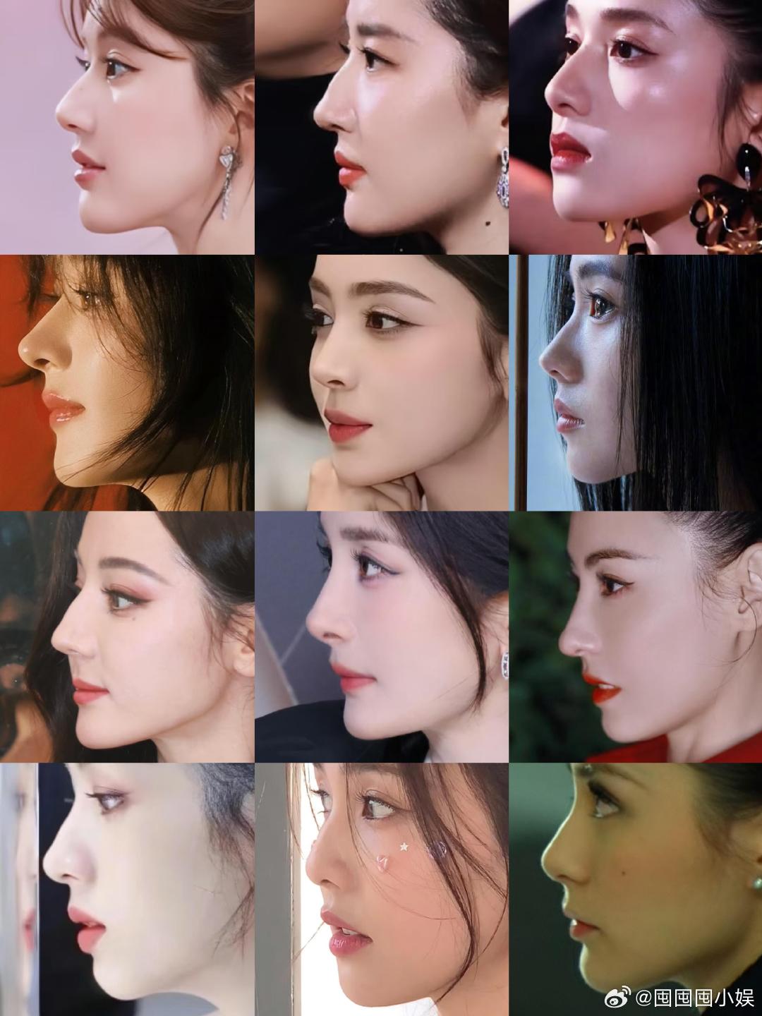 原来侧颜好看的神颜都具备这标准 以前总觉得一个人正脸好看就是美女，后来才发现侧脸