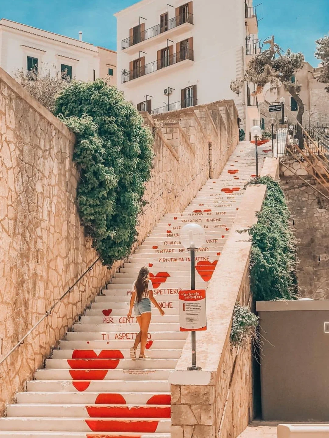 意大利🇮🇹你想和谁一起来走这条爱情阶梯！