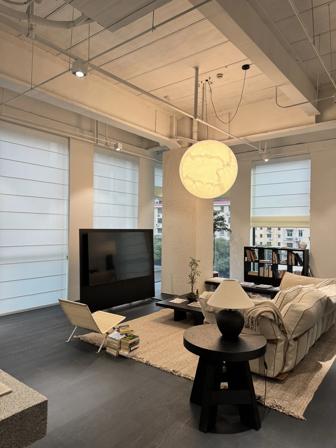 工作室的罗马帘|颜值与功能兼备…