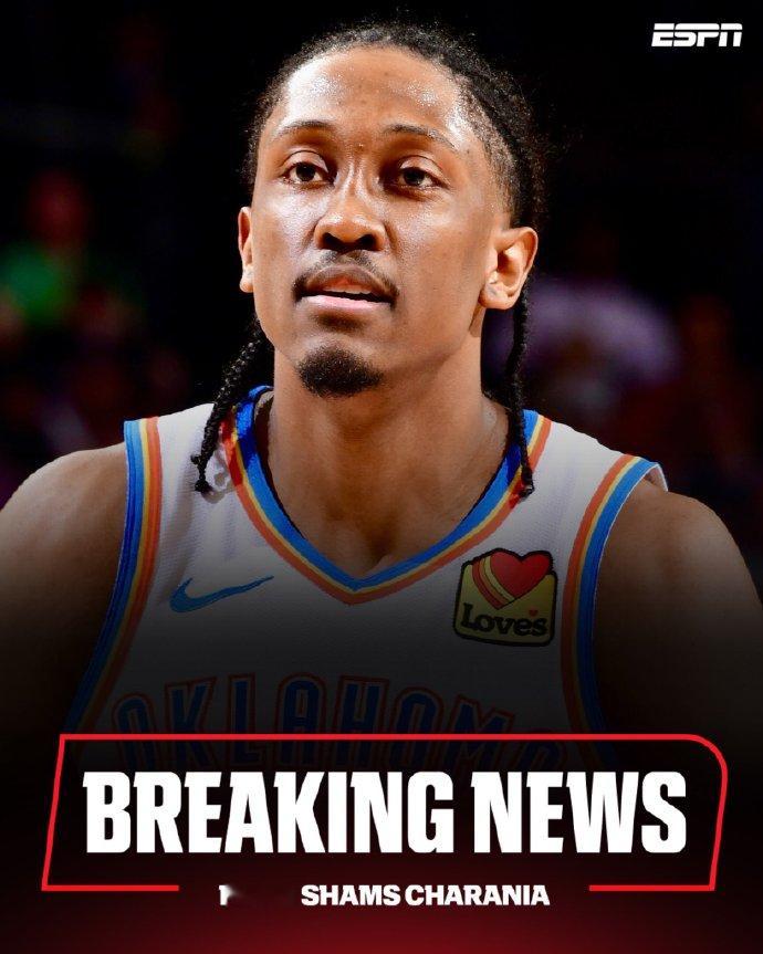 杰伦威廉姆斯明日复出 让富得流油的雷霆更加锦上添花！Shams消息，杰伦威廉姆斯