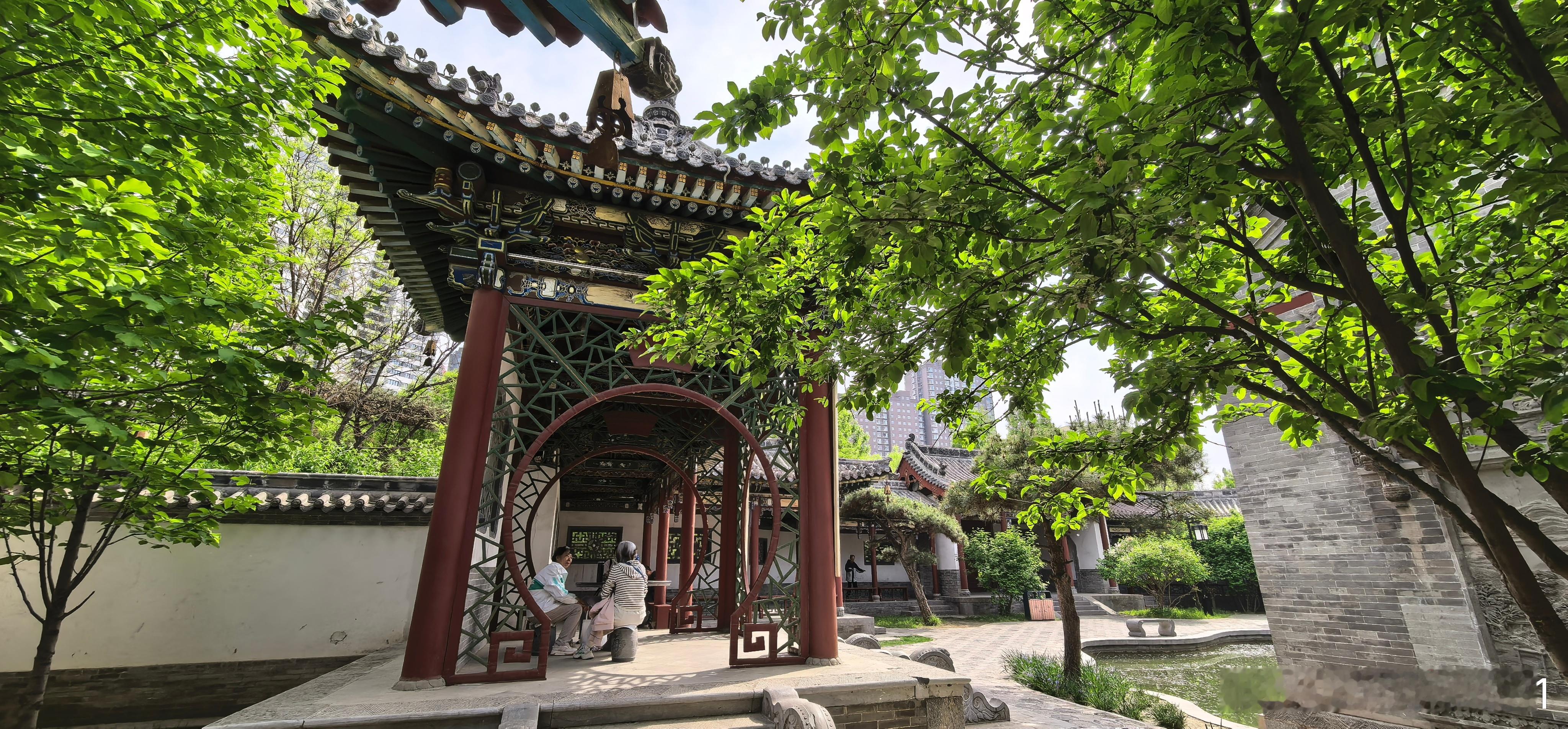 太原迎泽公园古建筑群 