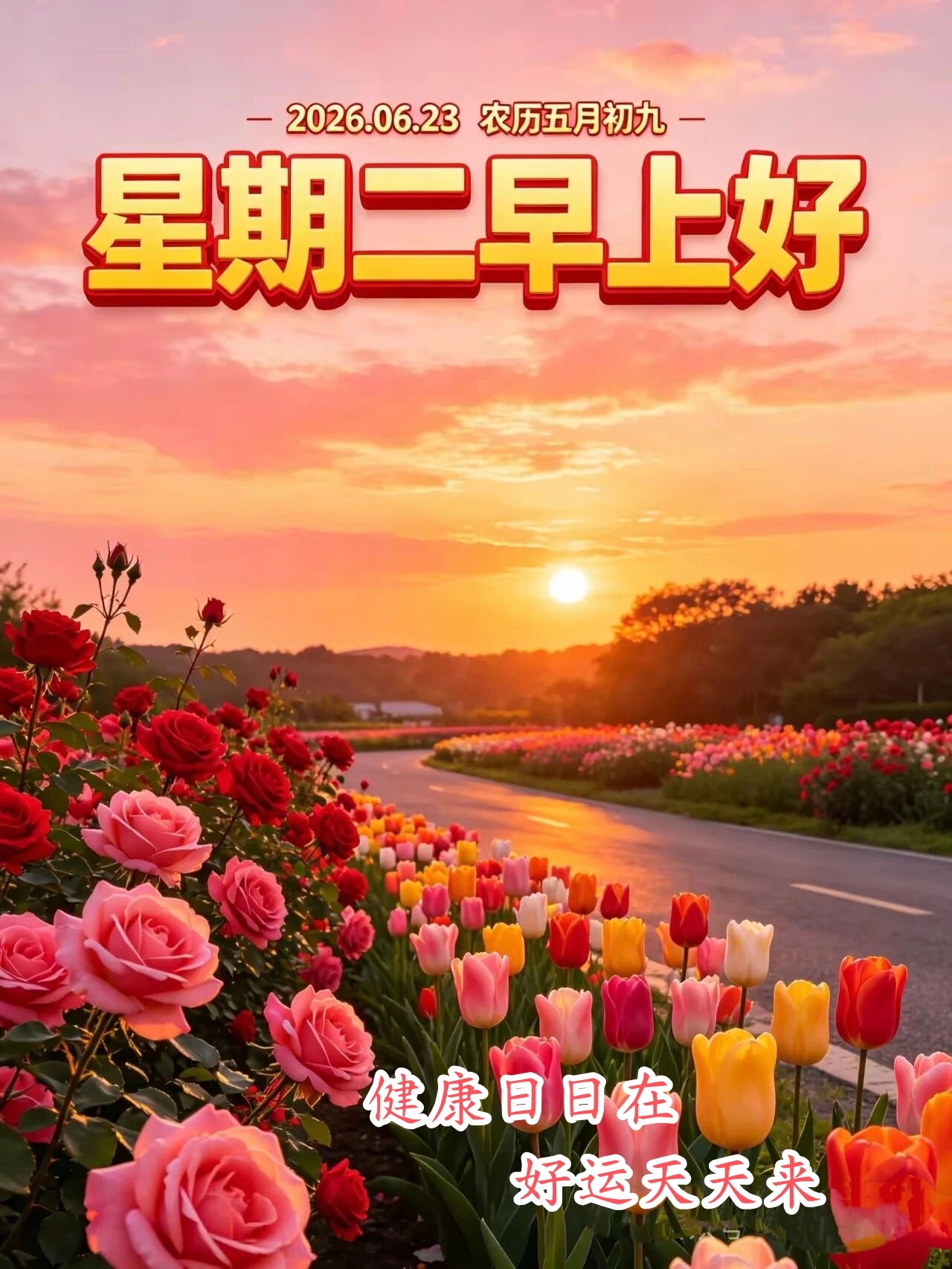 🌻🌺晨满阳光🌺🌻💞໑ຼ₀໑ຼ6.6.23.五月初九☀️❤️🩹周二愉悦