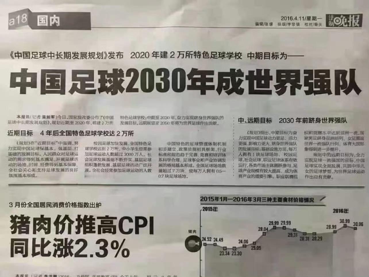 中国足球还有四年就成世界强队，掐指一算也就是下届世界杯。兄弟们，这几天他们热闹就