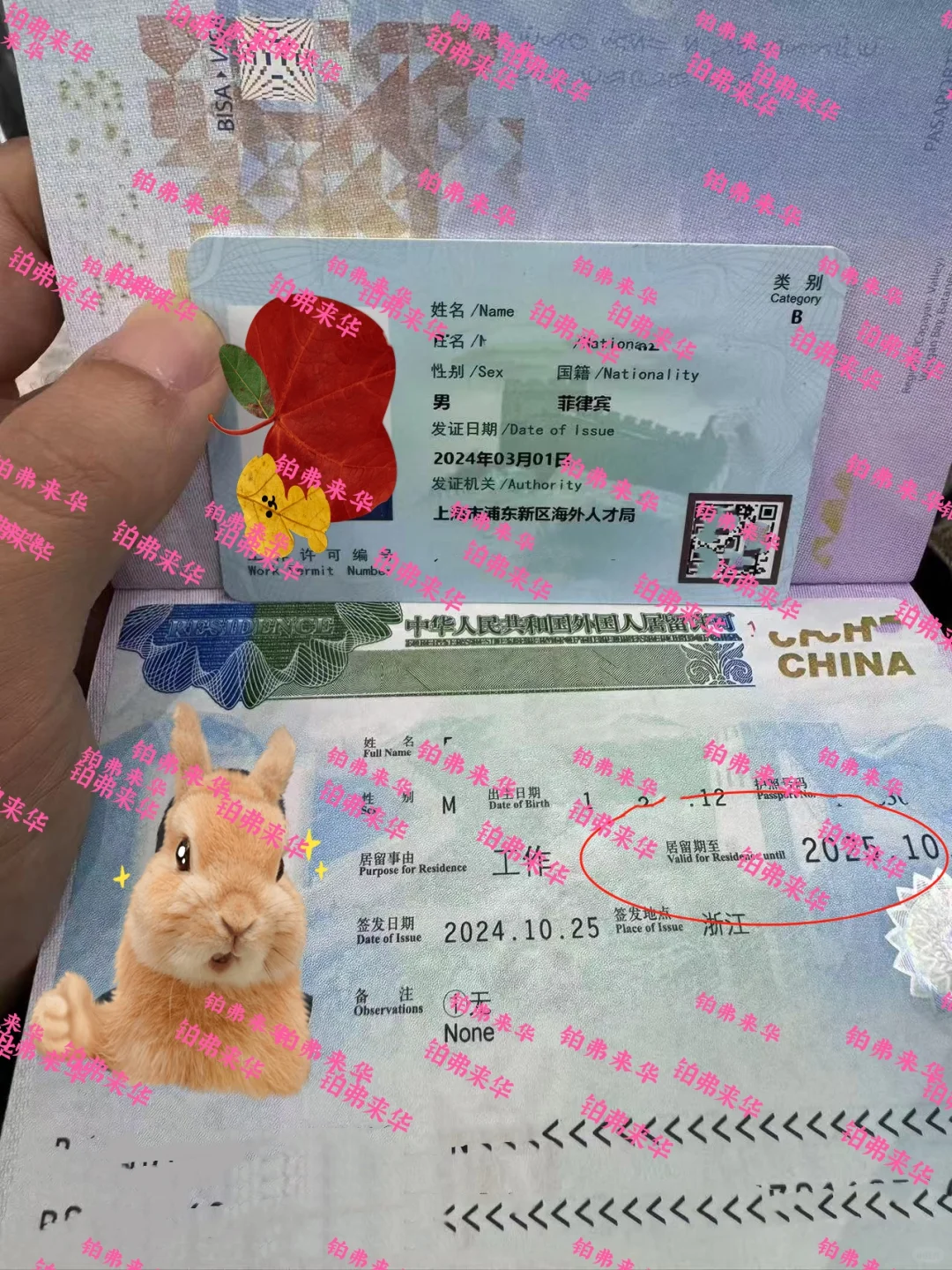 成功实现中国长期居留！
