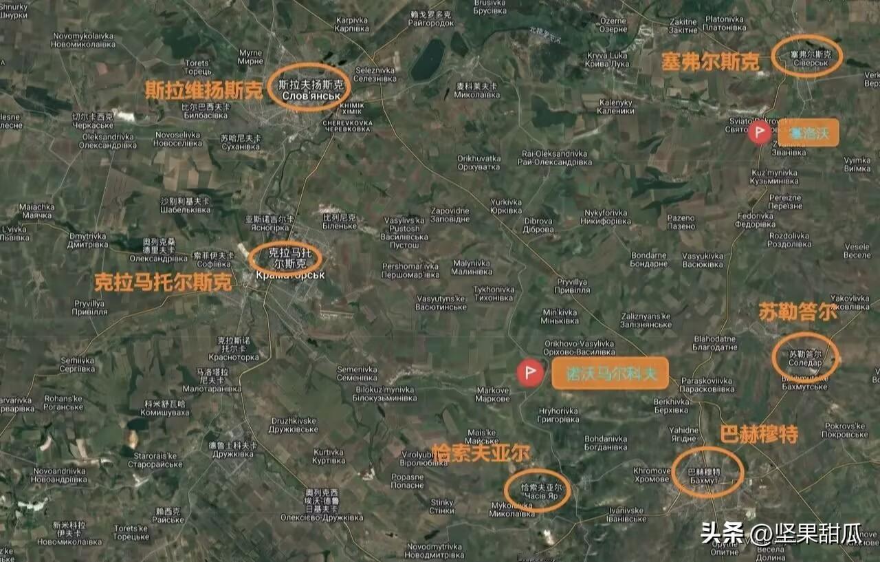 克拉马托尔斯克哪里跑？俄军已把主要桥梁，公路都给破坏了，非常难走，弯弯绕绕。就留