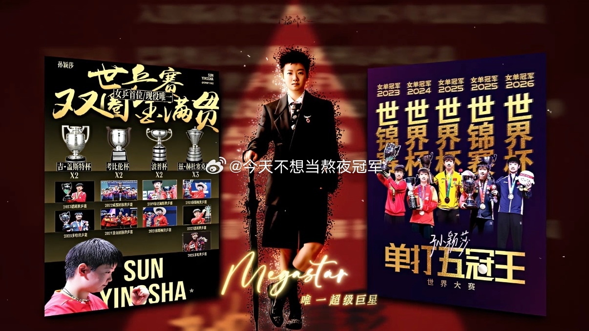 再看一遍孙颖莎2024釜山决赛的战绩，还是会觉得震撼吧：独砍两分六连冠MVP🏆