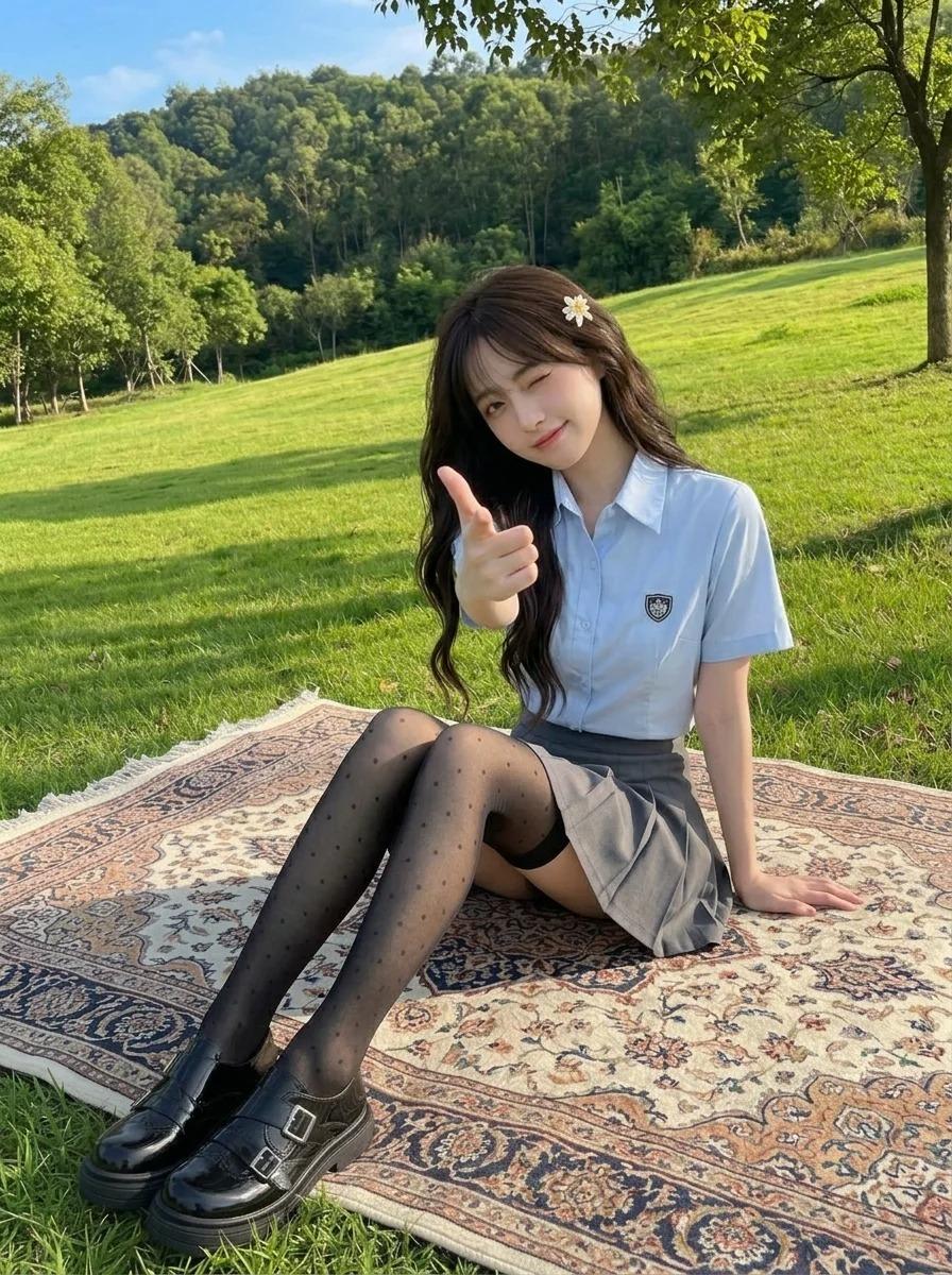 她真的好可爱啊