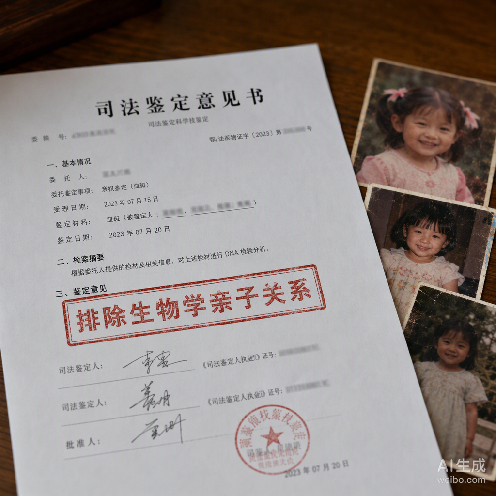 结婚8年，养大3个女儿，四次鉴定结果却像一记记重锤，砸碎了韦先生所有的信任。陕西