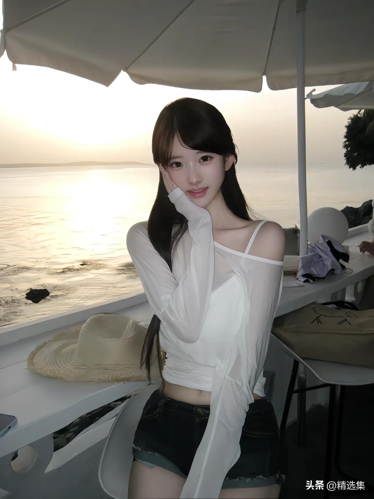 有着甜美可人的古典气质，眼神清澈，让人一眼就记住，待人不卑不亢，不张扬却很耐看，