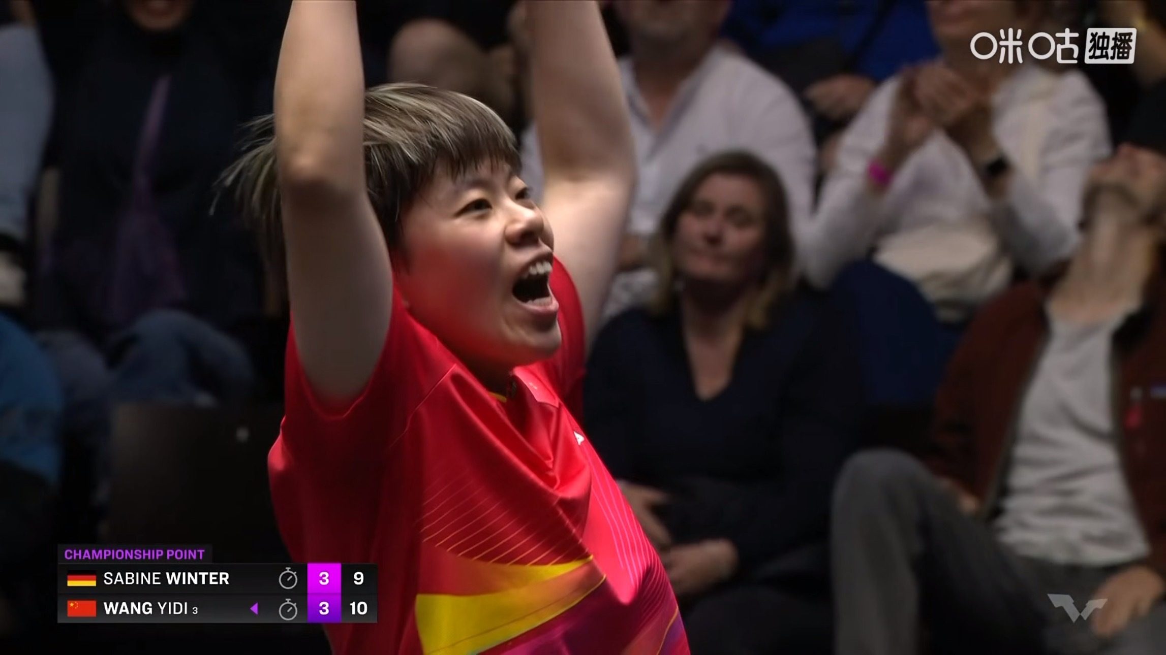 王艺迪🇨🇳夺得WTT蒙彼利埃冠军赛2025 女单冠军收获个人第3个冠军赛🏆