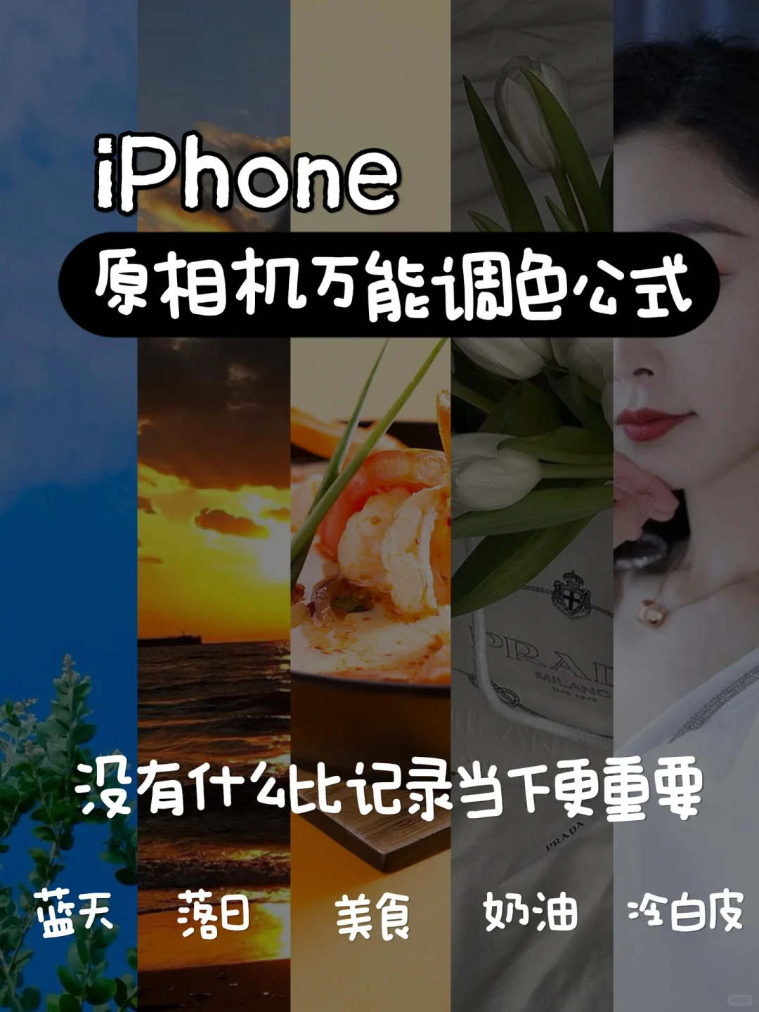拯救废片‼️iPhone原相机调色也可以很美腻💖