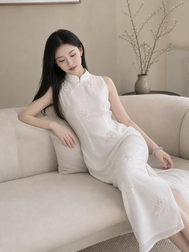 优雅又温柔优雅时光美人图 淑女范新中式穿搭