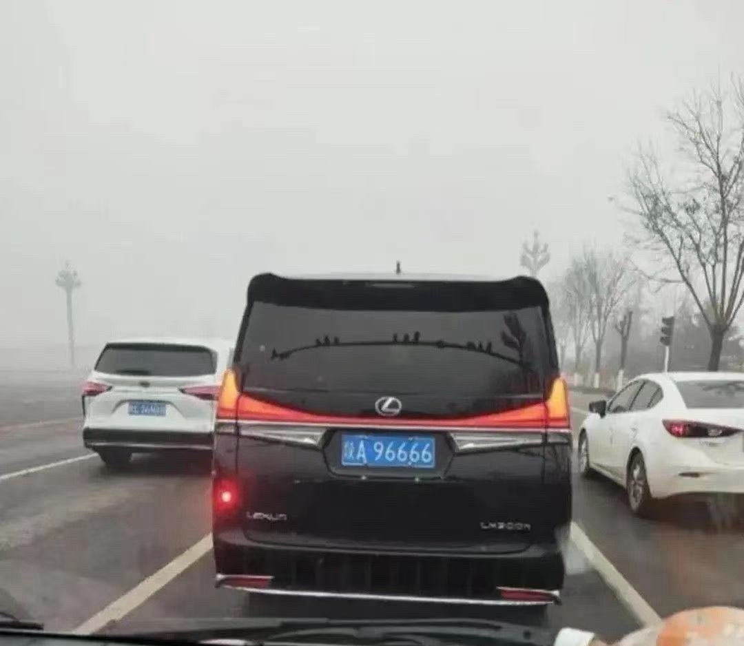 这么好的车牌，挂这车可惜了。 