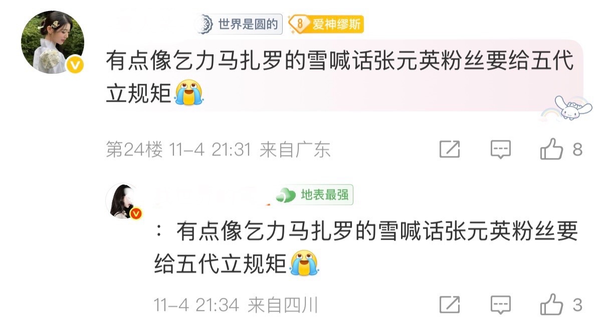 张元英 fans 为什么要 cue 金智秀大粉 ​​​