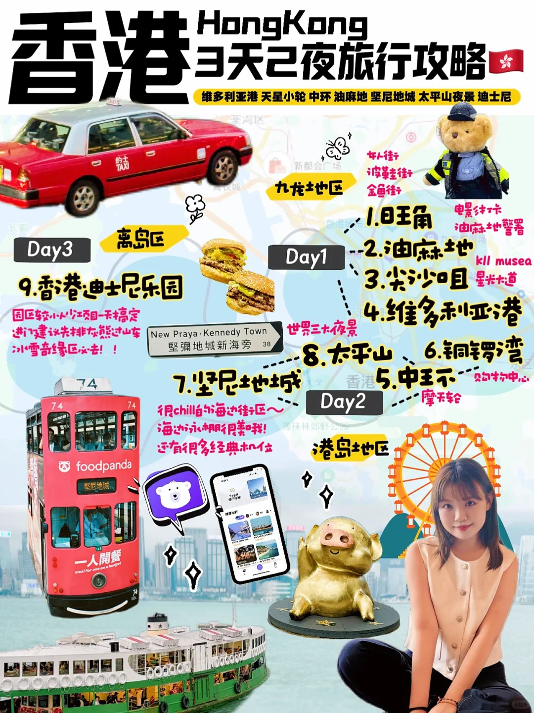 🇭🇰香港3天2晚旅行攻略｜这一篇就够了‼️