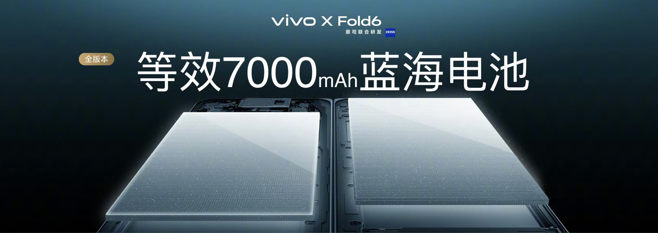 vivo X Fold6屏幕和电池续航：内屏为三星M14发光材料，局部峰值亮度5