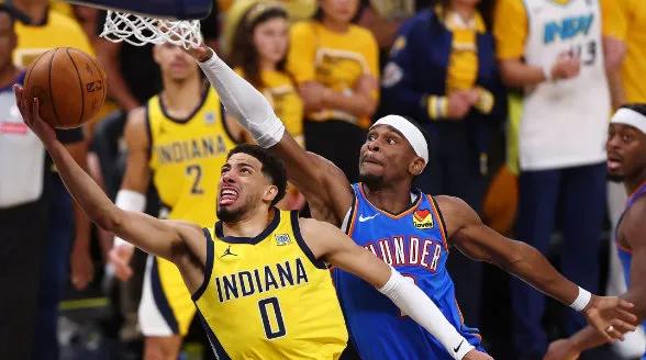 哈利伯顿5投0中，步行者10次失误！
北京时间6月17日，NBA总决赛第5场，天