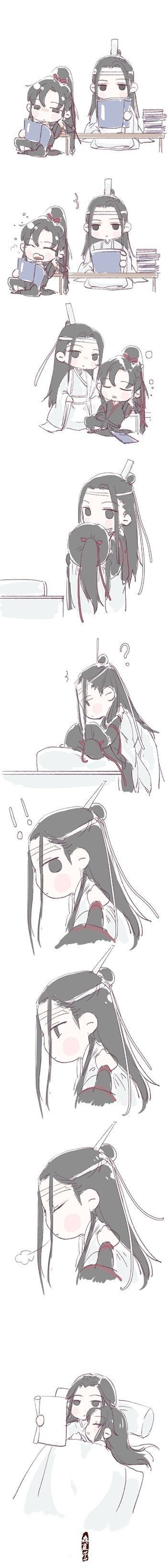 魔道祖师漫画宠妻狂魔上线了！！画师：顾若灿-森夏子 