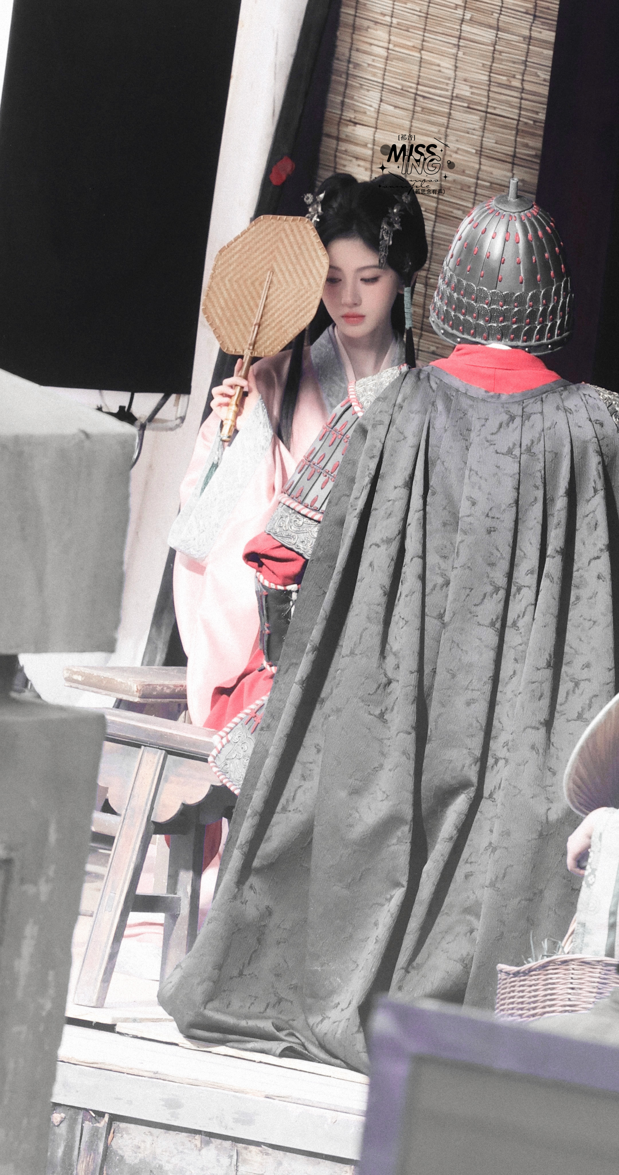 鞠婧祎  我当国师那些年 鞠婧祎万花世界粉色战国袍路透
