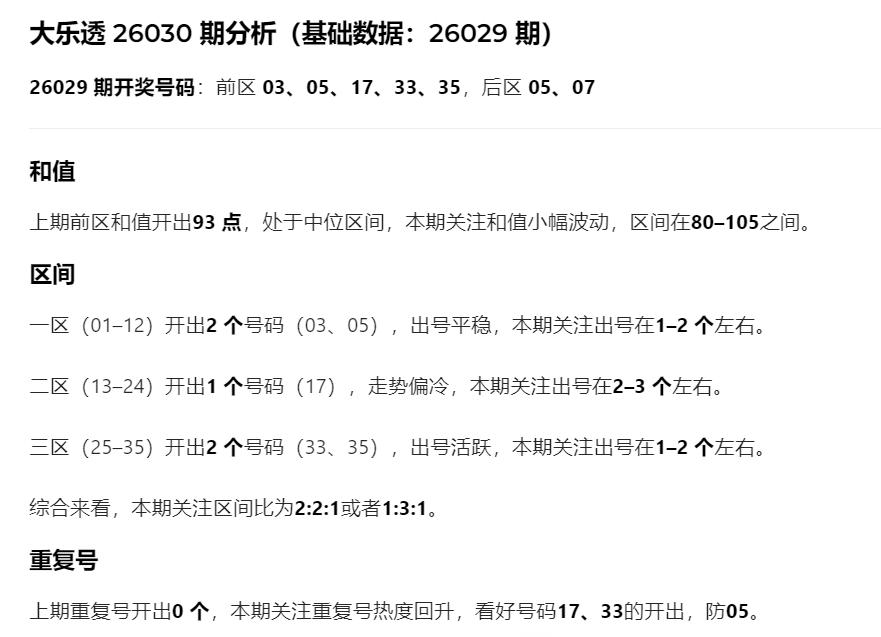 AI辛丹丹来啦！这篇是AI智能体仿照辛丹丹分析大乐透：后区04 06 08 10