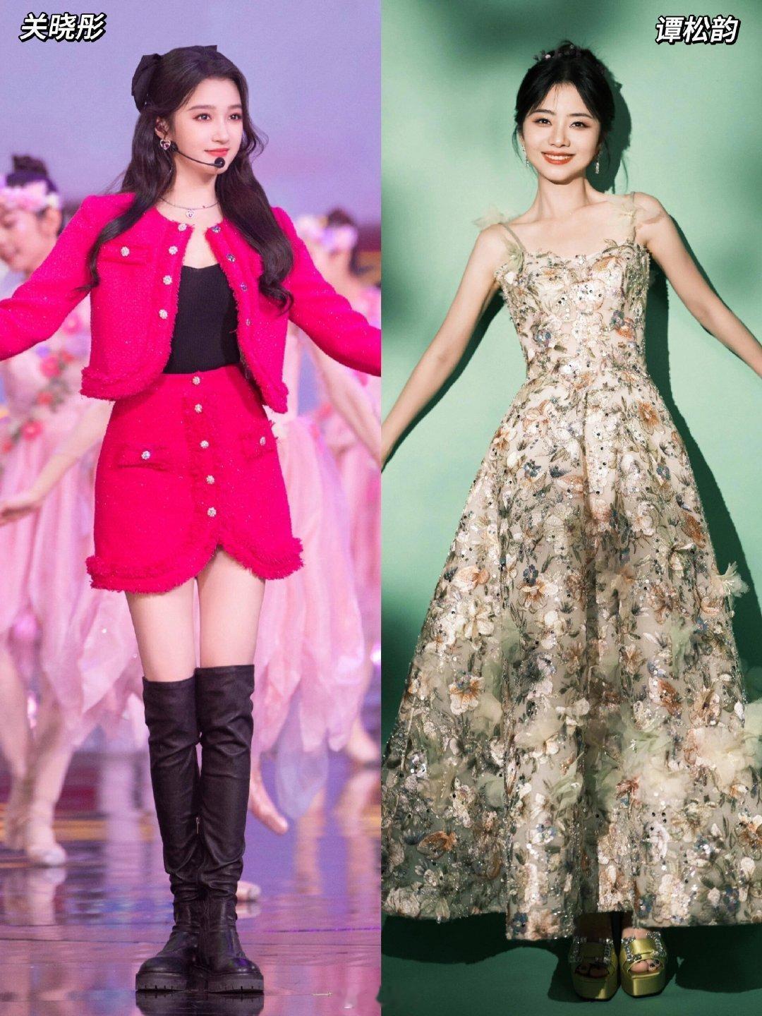 #女明星出圈春晚造型#  春晚舞台上，女明星们的造型惊艳四座。究竟哪个造型能赢得