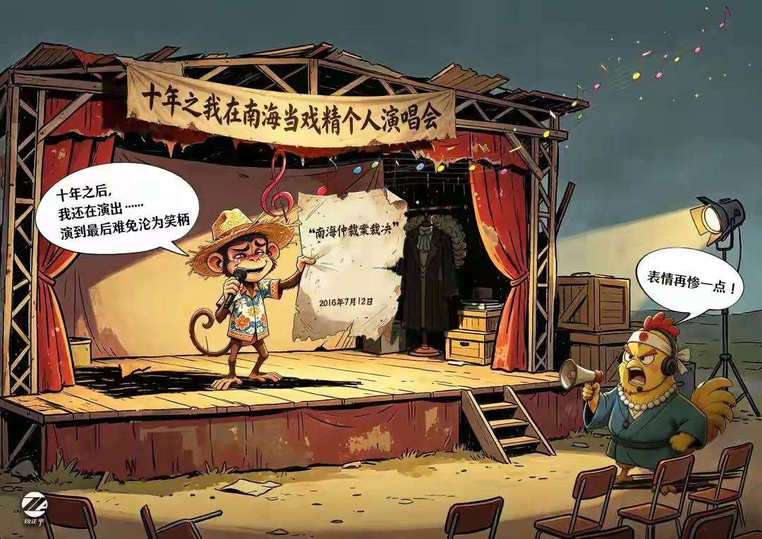 [吃瓜群众]美日炒作“南海仲裁案”的事，“钧正平”的配图很好[赞]
[思考]回应