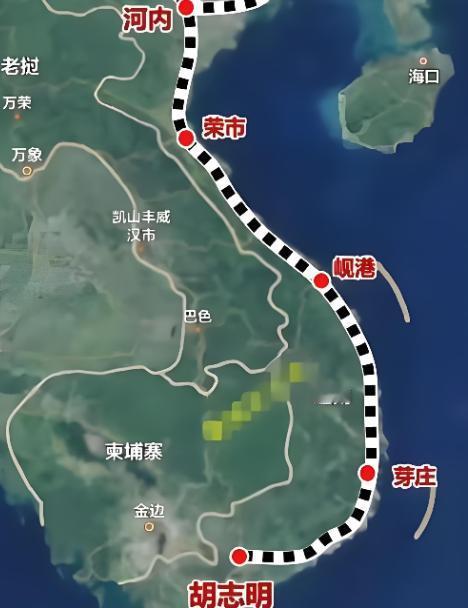 越南终于不装了，把话撂这儿，越南建设部部长陈宏明近期明确要求，越南南北高速铁路项