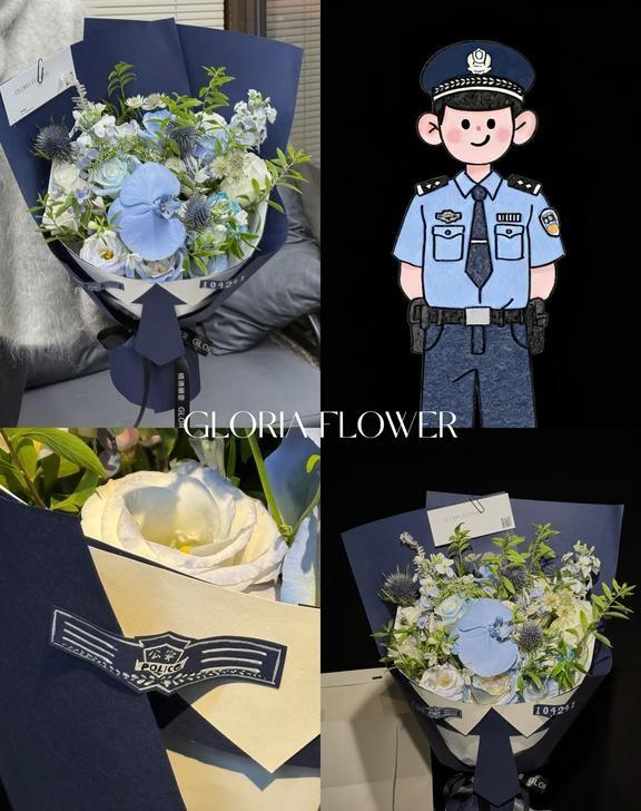 💙 👮🏻‍♀️1·10 警察节
那抹藏蓝是山河的铠甲💙
把好看的花送给平