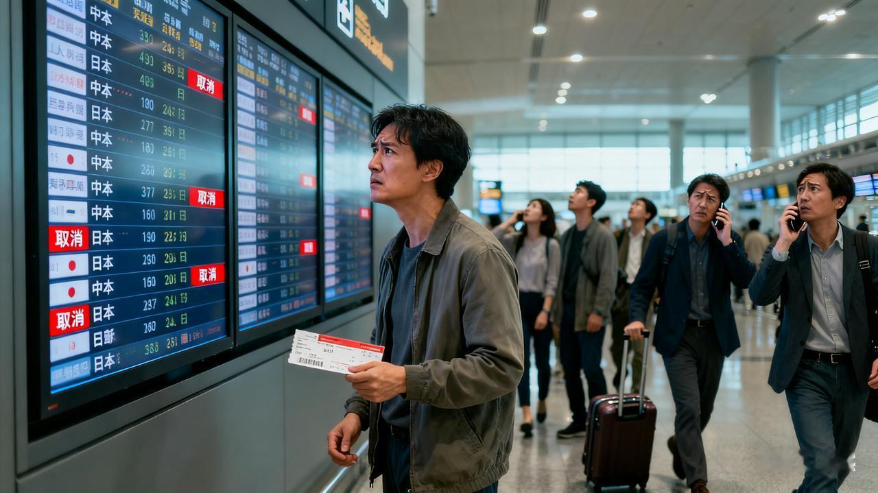 谁刷到中日航班取消潮没？计划赴日旅游、出差的朋友直接懵圈，机票说废就废，改签排到