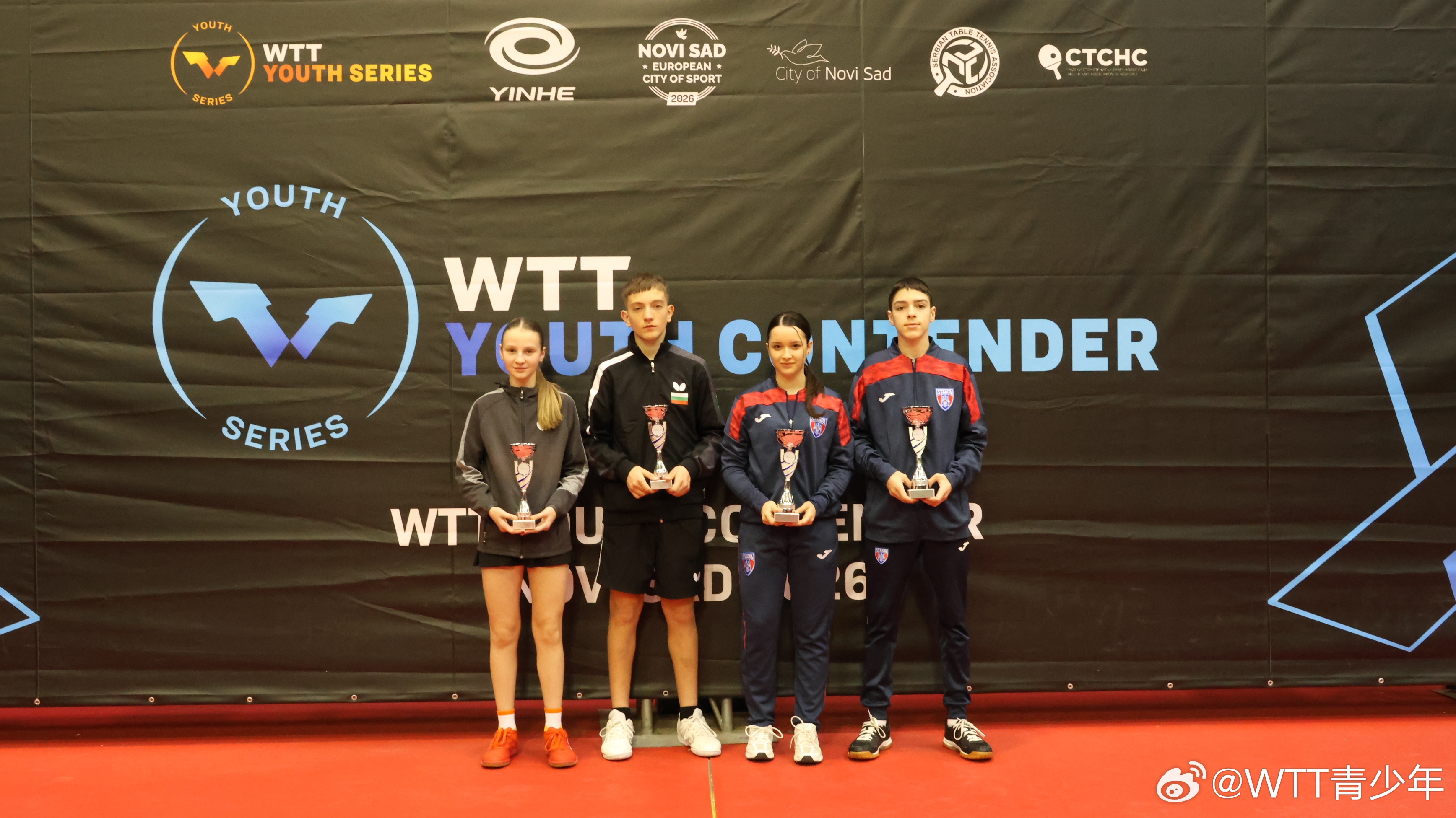 WTT青少年常规挑战赛诺维萨德站2026U19男单冠军🏆塞缪尔·阿帕斯(SVK