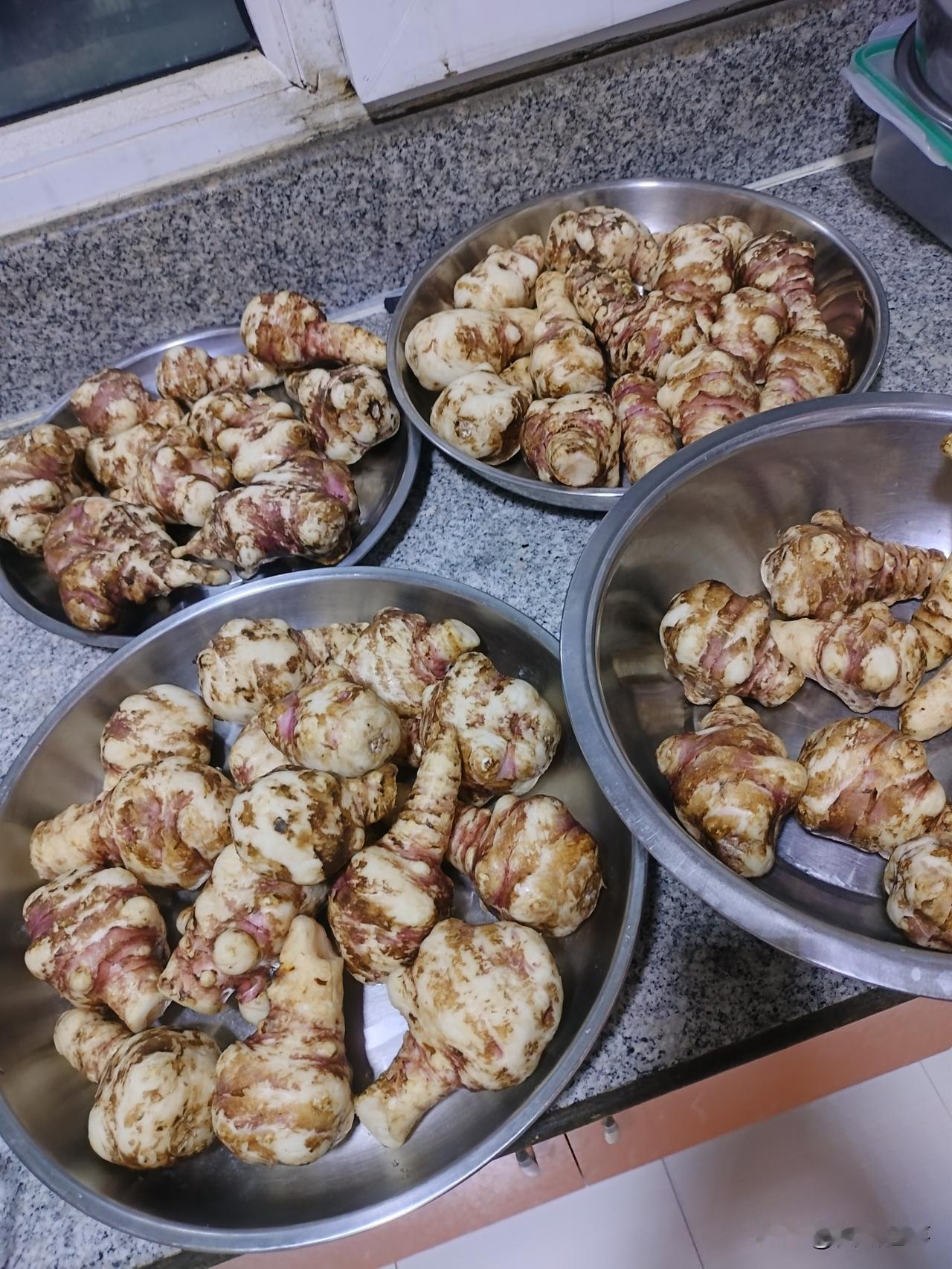 该腌咸菜了吧，现在的长豆角都有点老了，嫩的还得专门挑拣出来。不过现在的洋姜正好，