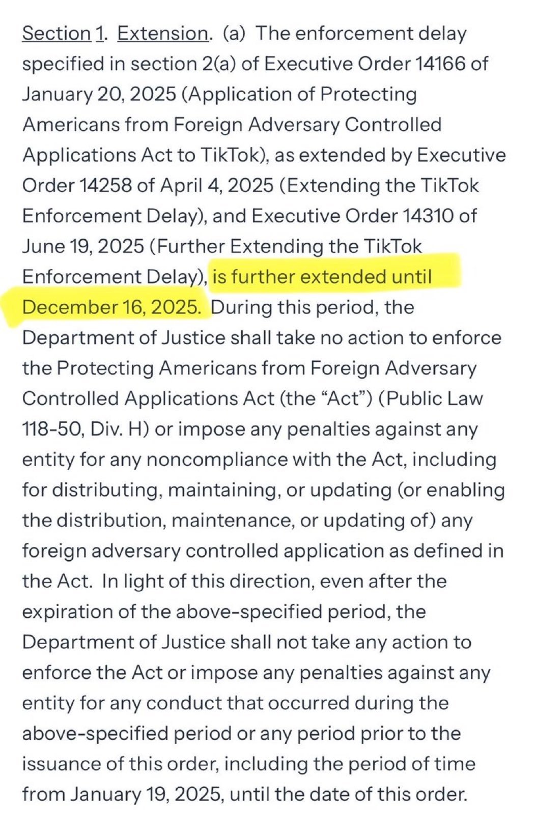 川普又将Tiktok禁令延期到12月16日以便达成交易--又Taco了，根本不敢