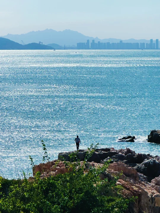 青岛9.17海边🍂一夜入秋了好喜欢今天的海