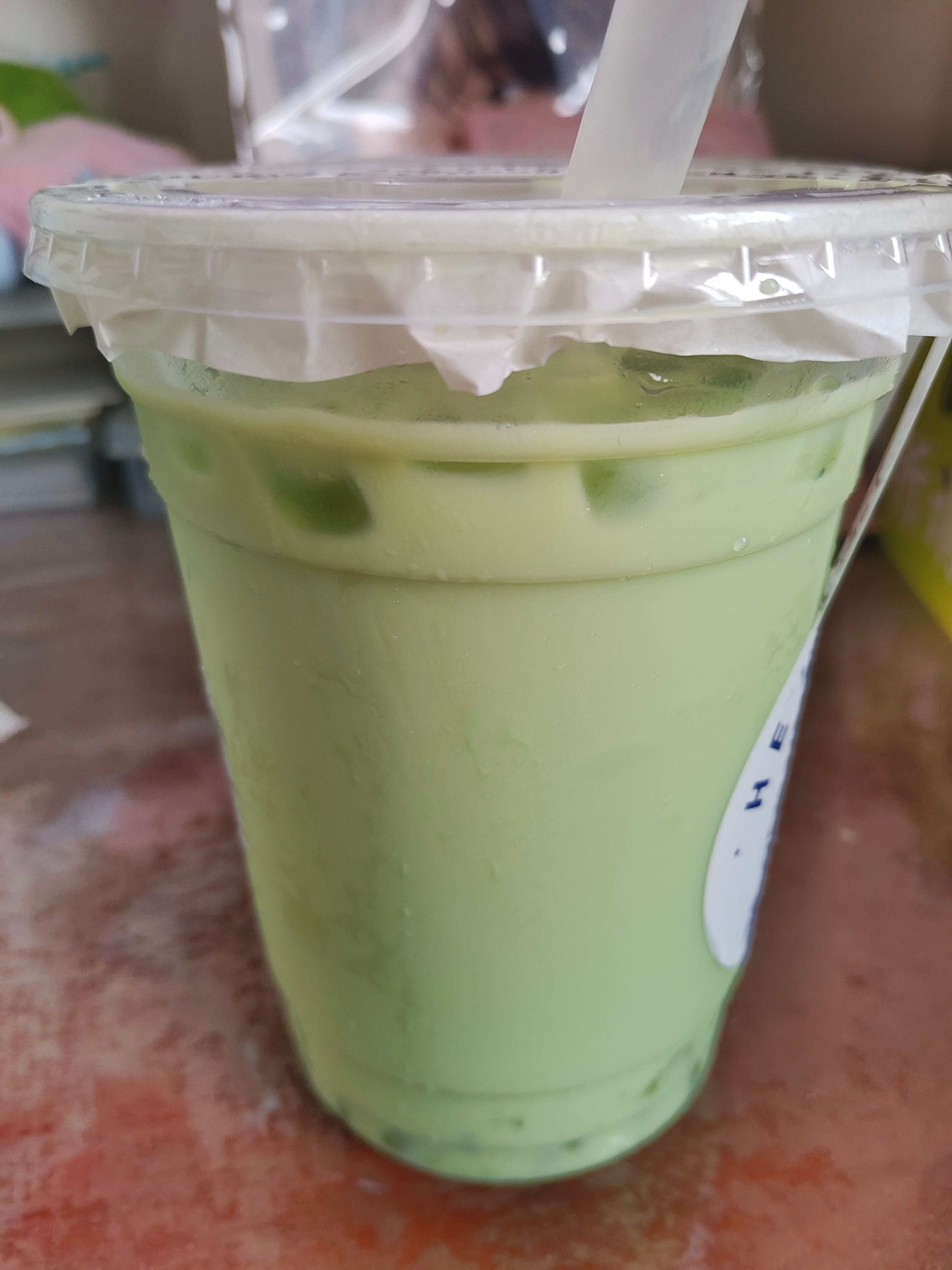 好一大杯泰绿啵啵你们先喝