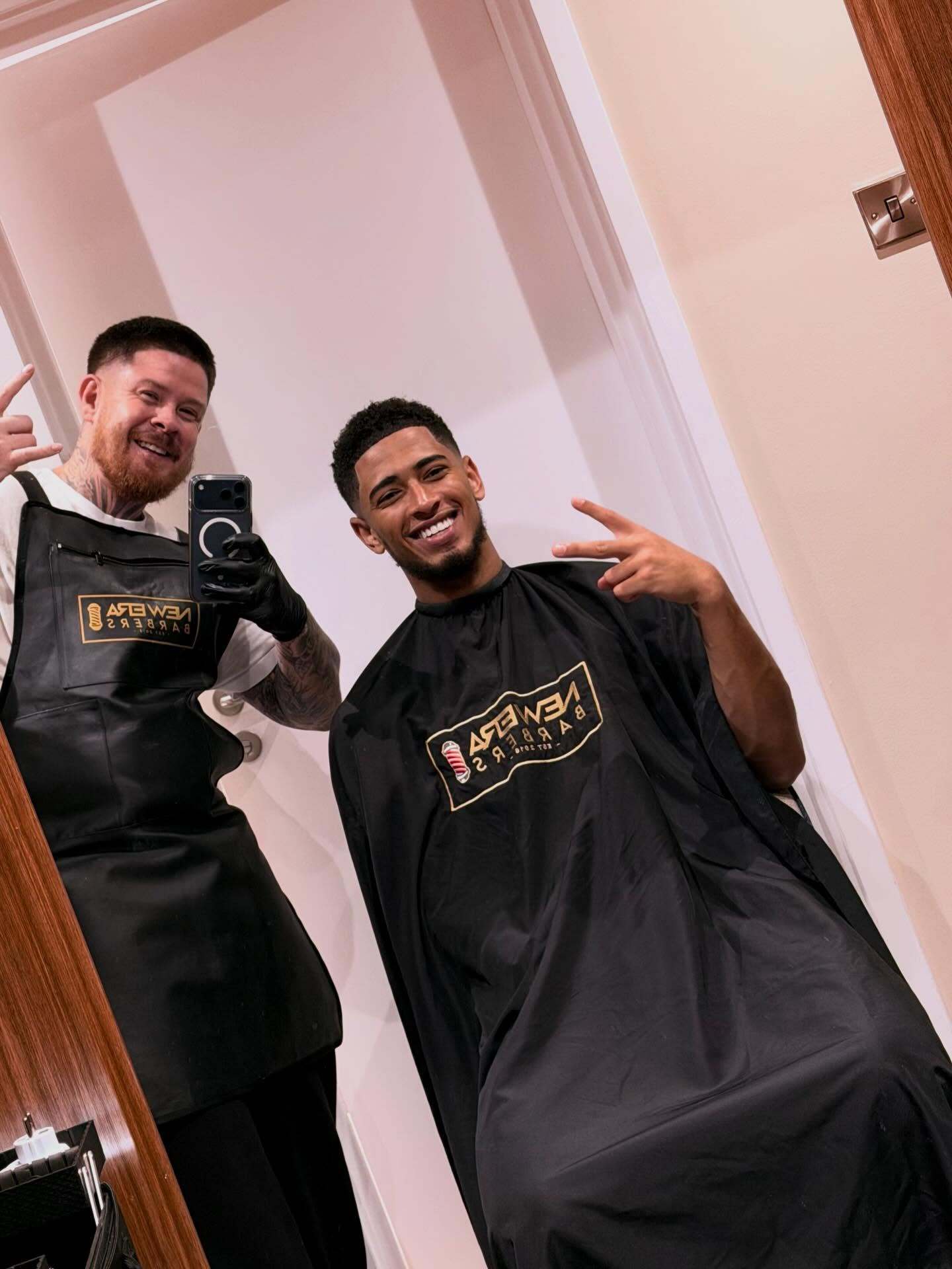 精心理发来当观众曼城vs皇马