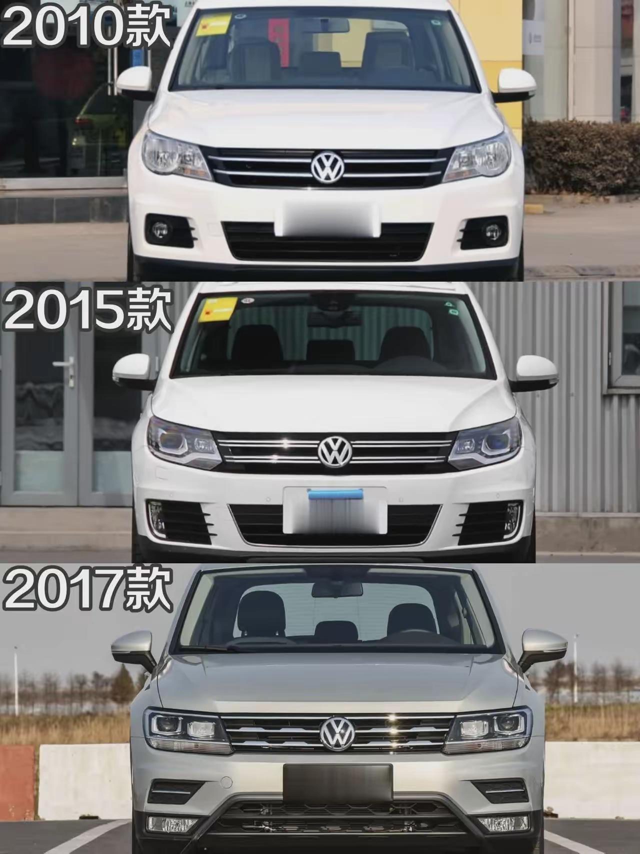 ‌上海大众途观2010年上市，至今大致更新了6代，累计销量已超200万辆！
图上