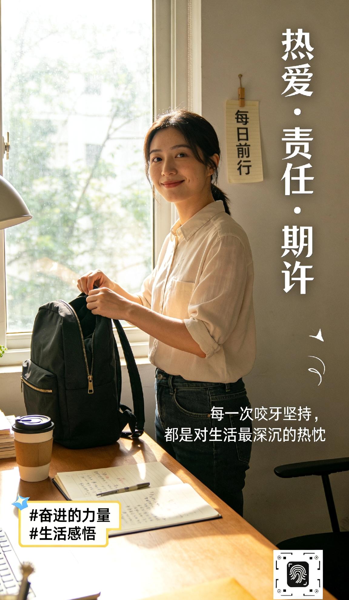 是心底的热爱，是肩上的责任，更是对未来的期许，汇成了我每日醒来奋进的力量。
之所