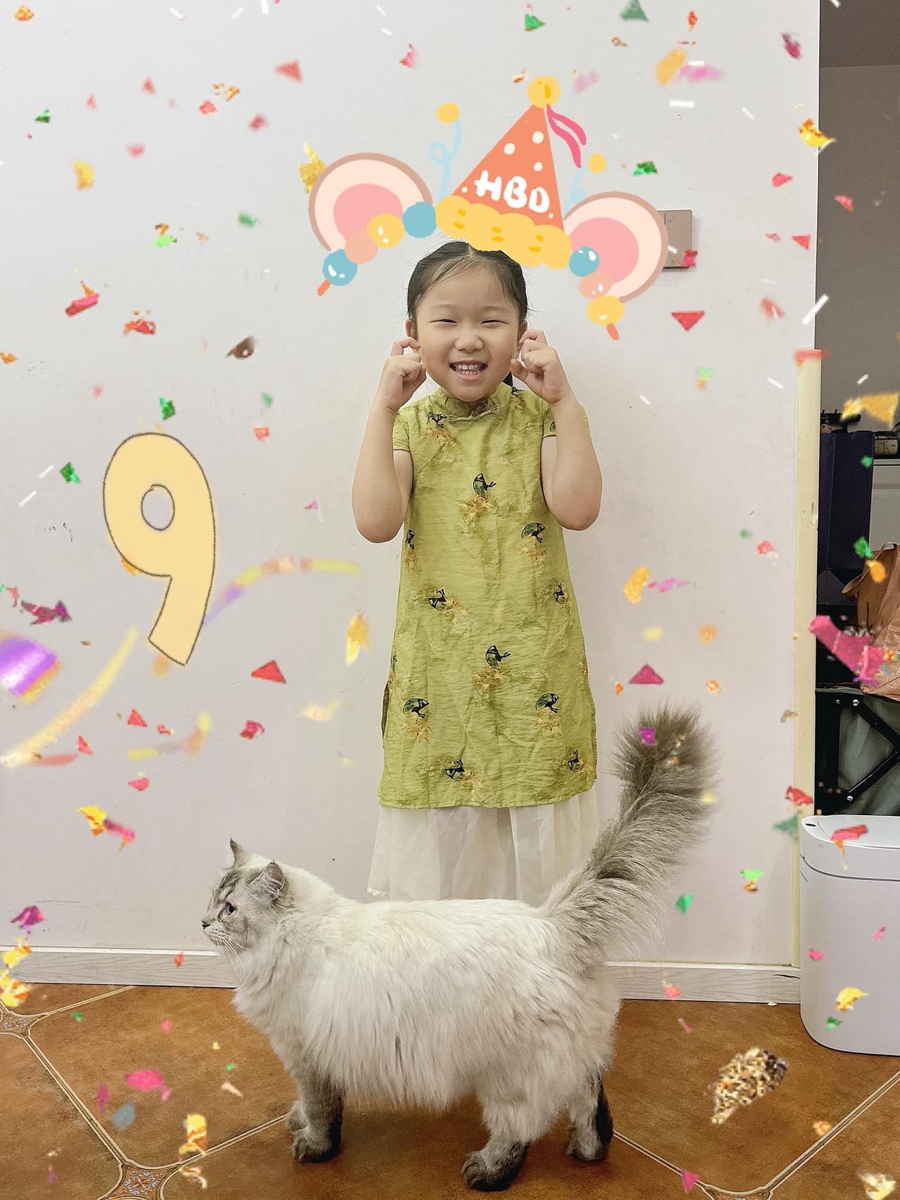 九岁啦~

亲爱的豆豆宝贝：
九年前那个让妈妈心都揪紧的清晨，你小小的身影带着生