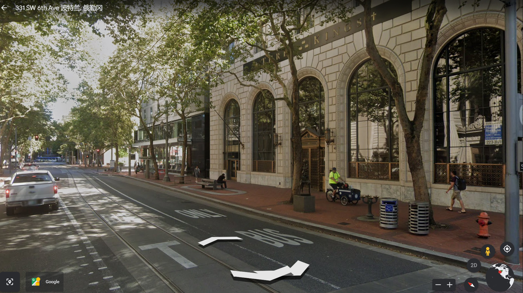 这是哪？美国俄勒冈州波特兰市Southwest 6th Avenue＆Harve