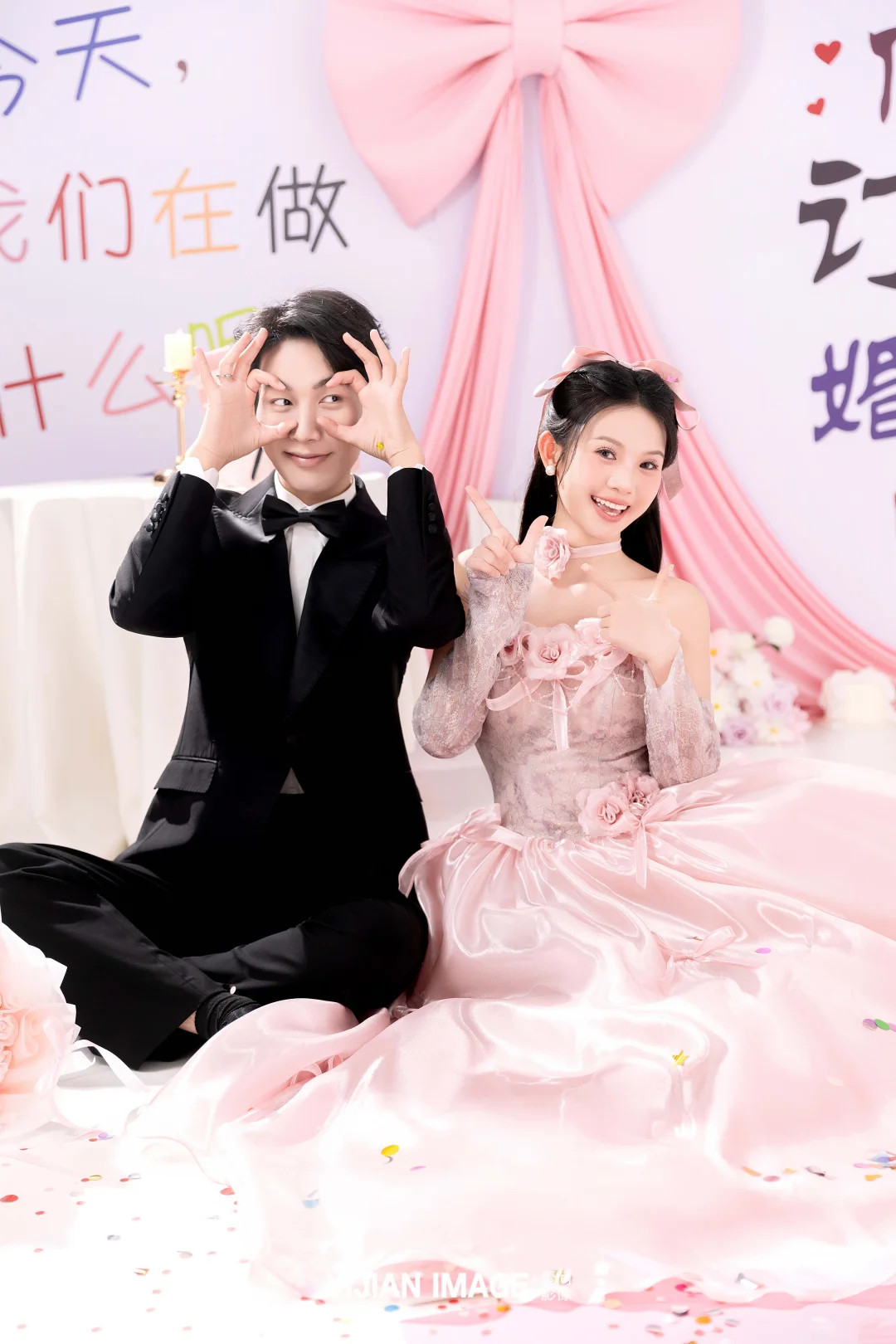 武汉|被问爆的粉色订婚照✔️