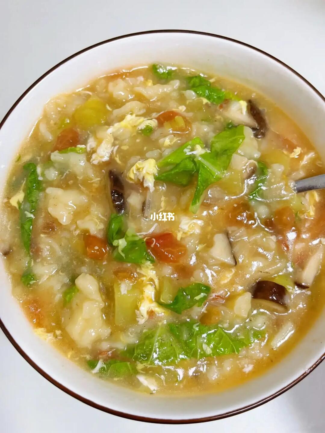 妈妈做的疙瘩汤，暖心又暖胃太好吃了！