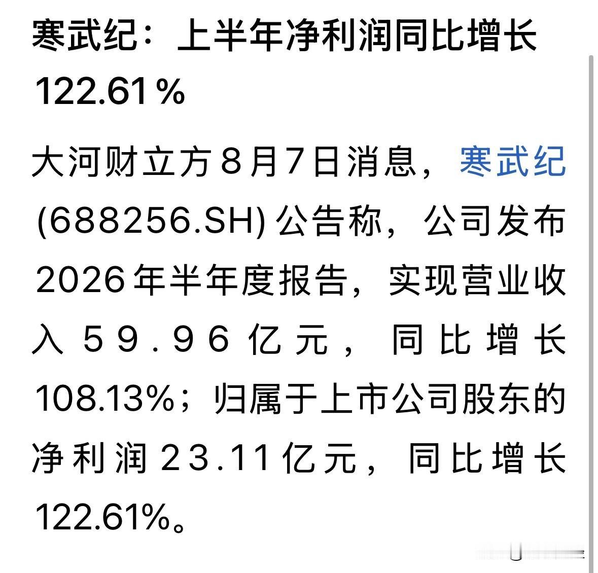 营收近60亿元，营收净利率约40%，而且随着规模化效应的趋势，其净利率将会越来越