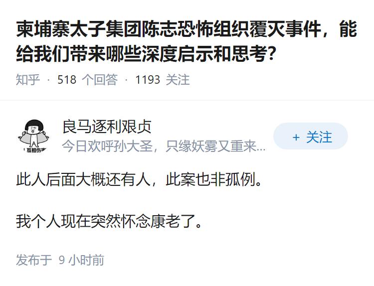 柬埔寨太子集团陈志电诈恐怖事件，能给我们带来哪些深度启示和思考？