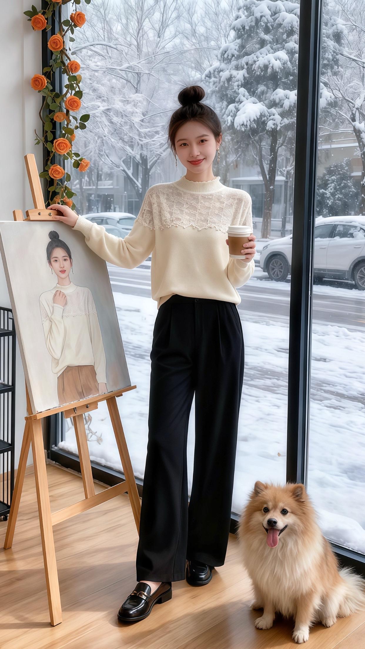 韩系穿搭 温柔穿搭 优雅气质 秋冬穿搭实用主义 秋冬王炸穿搭