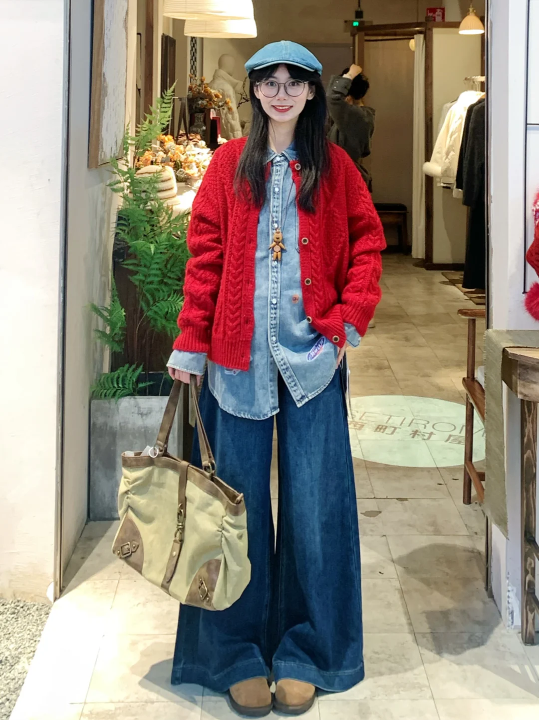 163 90｜日系复古味叠穿ootd❤️～