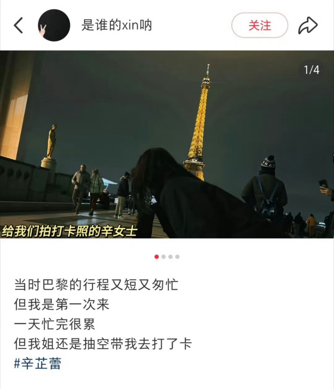 辛芷蕾助理小号我是不会放弃接辛芷蕾这样的领导的[苦涩] ​​​