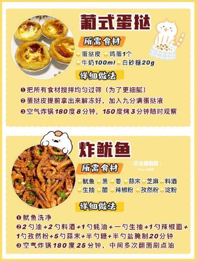 低脂低油空气炸锅食谱大合集0⃣️失败！我的宝藏食谱