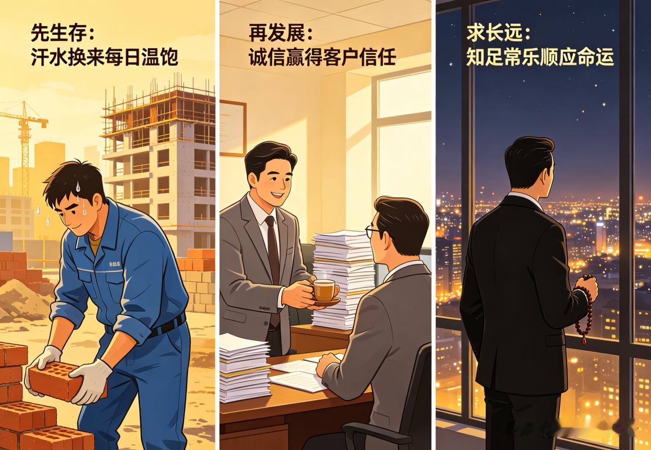 为啥有人一心想暴富，最后却连温饱都难稳住？道理其实很简单：先生存，再求发展，赚钱