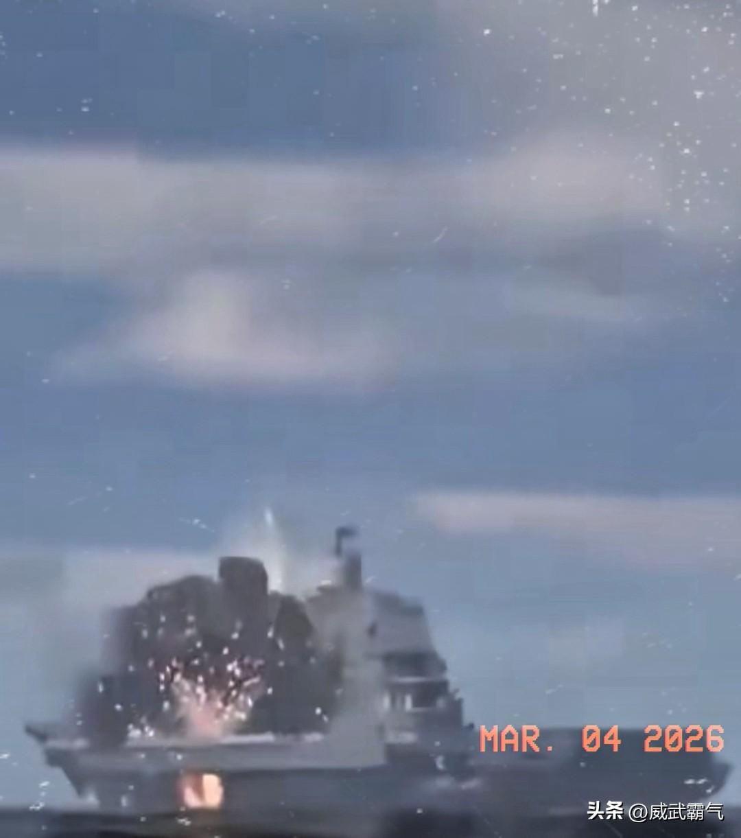 突发消息，伊朗伊斯兰革命卫队击中美军驱逐舰和补给舰！当地时间4日凌晨，伊朗伊斯兰