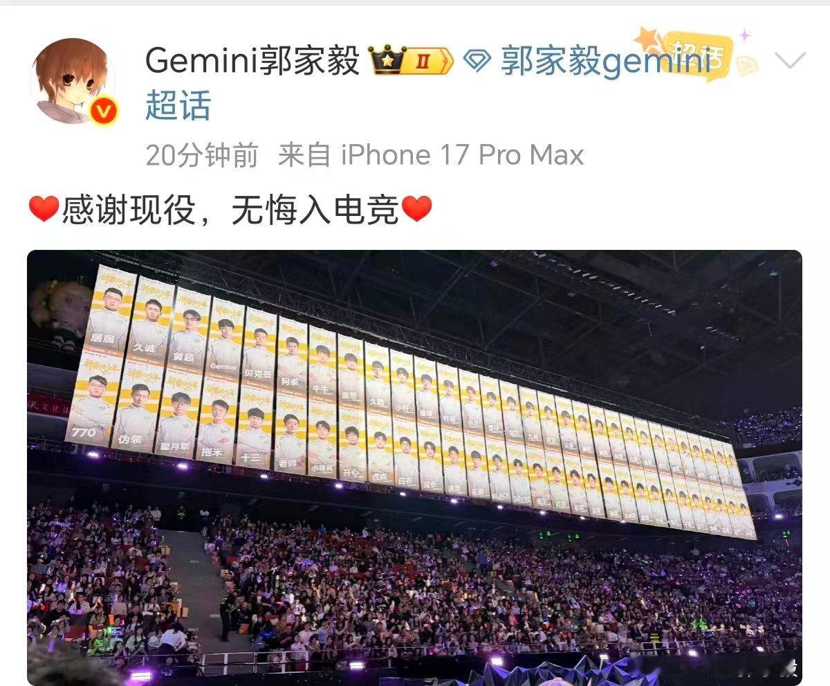 gemini感谢现役无悔入电竞gemini无悔入电竞 群像的魅力，gemini无